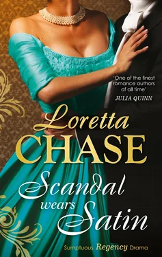 Loretta Chase Scandal Wears Satin обложка книги