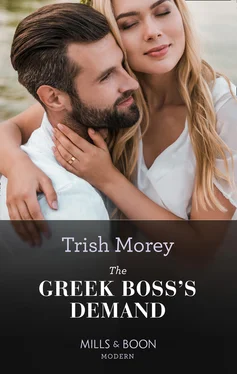 Trish Morey The Greek Boss's Demand обложка книги