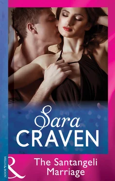 Sara Craven The Santangeli Marriage обложка книги