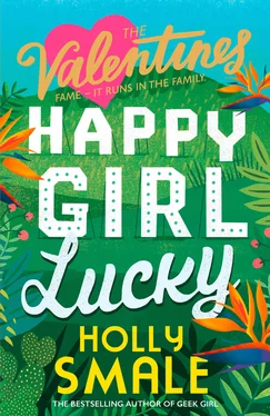 Holly Smale The Valentines: Happy Girl Lucky обложка книги