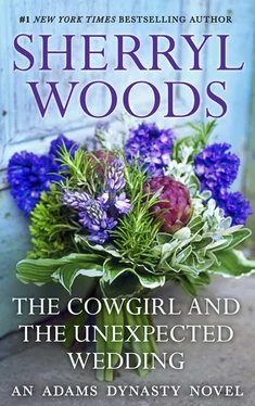 Sherryl Woods The Cowgirl & The Unexpected Wedding обложка книги