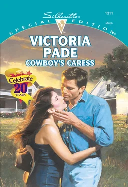 Victoria Pade Cowboy's Caress обложка книги