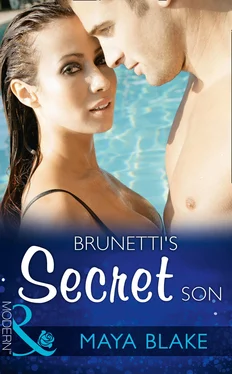 Maya Blake Brunetti's Secret Son обложка книги