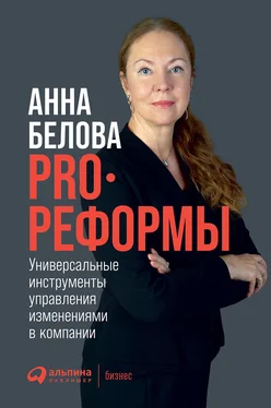 Анна Белова PRO реформы. Универсальные инструменты управления изменениями в компании обложка книги