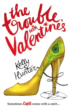 Kelly Hunter The Trouble with Valentine's обложка книги