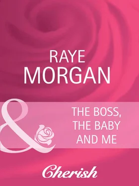 Raye Morgan The Boss, the Baby and Me обложка книги