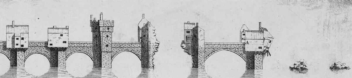 Newcastle bridge in ruins Huttons daily round of work must have been frenetic - фото 24