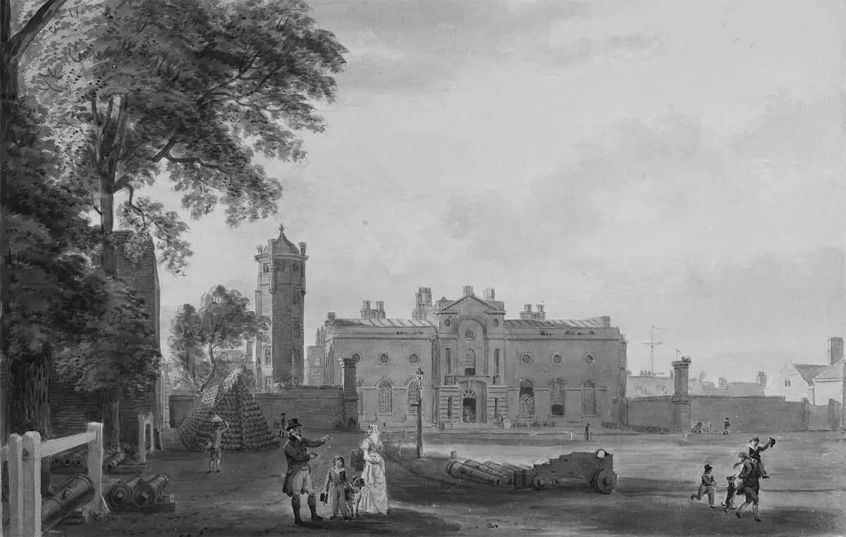 The Royal Military Academy at Woolwich In the warren or park where trial is - фото 30