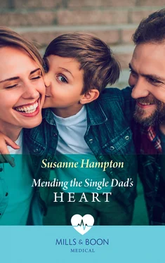 Susanne Hampton Mending The Single Dad's Heart обложка книги