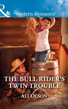 Ali Olson The Bull Rider's Twin Trouble обложка книги