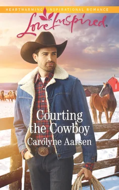 Carolyne Aarsen Courting The Cowboy обложка книги