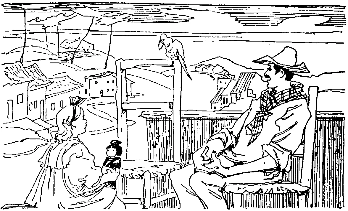 Жила когдато в лесу стая попугаев Каждый день поутру летали они на соседнее - фото 10