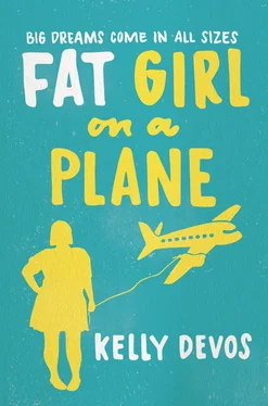 Kelly deVos Fat Girl On A Plane обложка книги