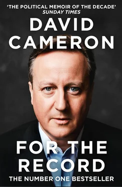 David Cameron For the Record обложка книги