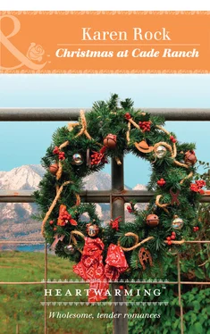 Karen Rock Christmas At Cade Ranch обложка книги