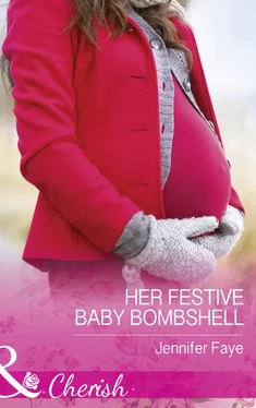 Jennifer Faye Her Festive Baby Bombshell обложка книги