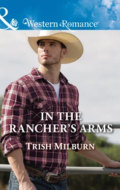 Trish Milburn In The Rancher's Arms обложка книги