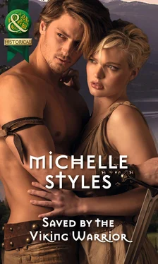 Michelle Styles Saved by the Viking Warrior обложка книги