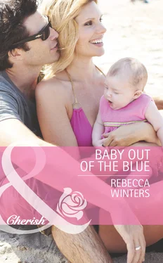 Rebecca Winters Baby out of the Blue обложка книги