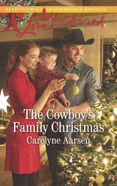 Carolyne Aarsen The Cowboy's Family Christmas обложка книги