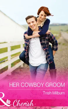 Trish Milburn Her Cowboy Groom обложка книги