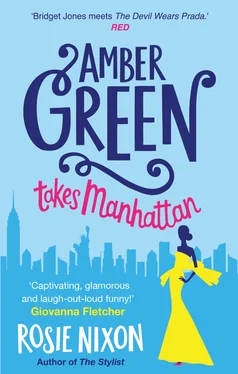 Rosie Nixon Amber Green Takes Manhattan обложка книги