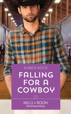 Karen Rock Falling For A Cowboy обложка книги