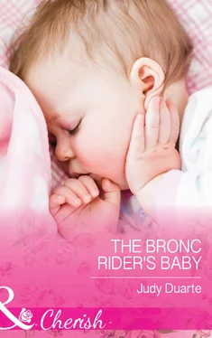 Judy Duarte The Bronc Rider's Baby обложка книги