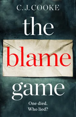 C.J. Cooke The Blame Game обложка книги