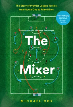 Michael Cox The Mixer: The Story of Premier League Tactics, from Route One to False Nines обложка книги