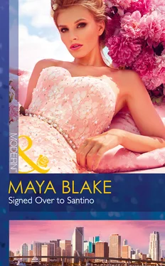 Maya Blake Signed Over To Santino обложка книги