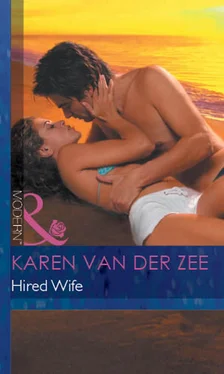 Karen Van Der Zee Hired Wife обложка книги