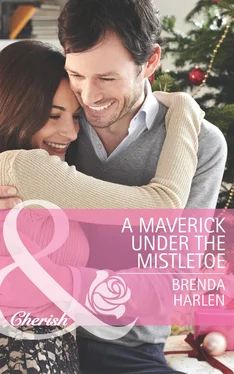 Brenda Harlen A Maverick under the Mistletoe обложка книги