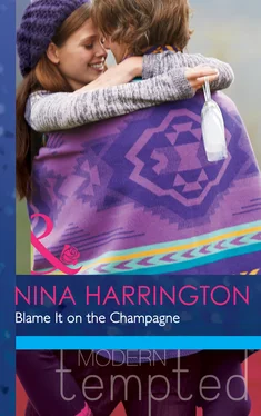 Nina Harrington Blame It on the Champagne обложка книги