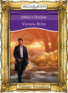 Victoria Bylin Abbie's Outlaw обложка книги