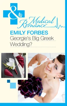 Emily Forbes Georgie's Big Greek Wedding? обложка книги