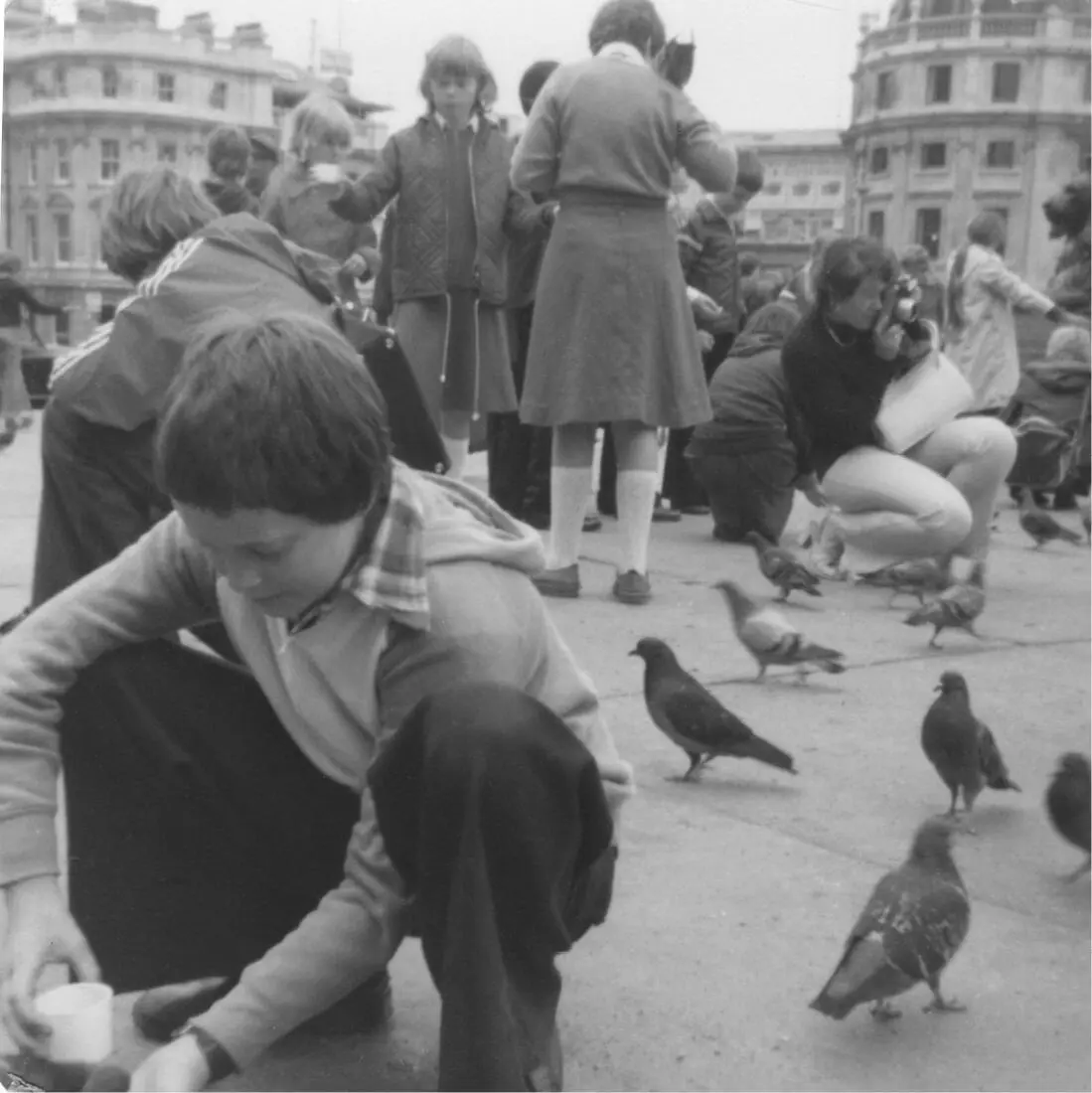 The author in Trafalgar Square on a 1970s school trip to London Courtesy of - фото 3