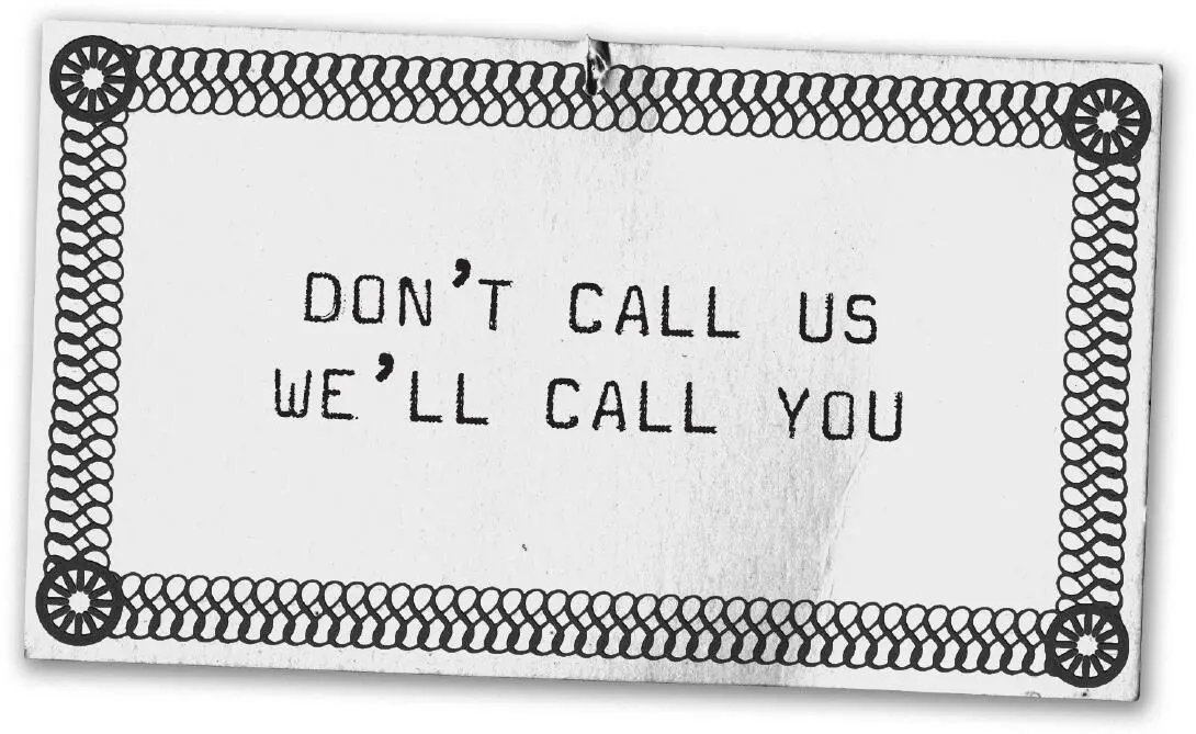 DONT CALL USWELL CALL YOU Can I help you he asked in an extremely - фото 3