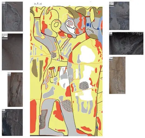 Figure 2Example of decay map of the rock reliefs decorations on the façade of - фото 37