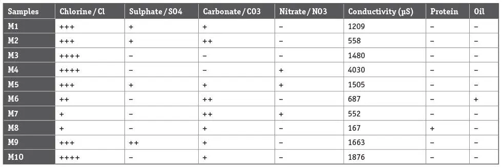 A color difference on courtyard level could be observed on masonry mortars of - фото 18