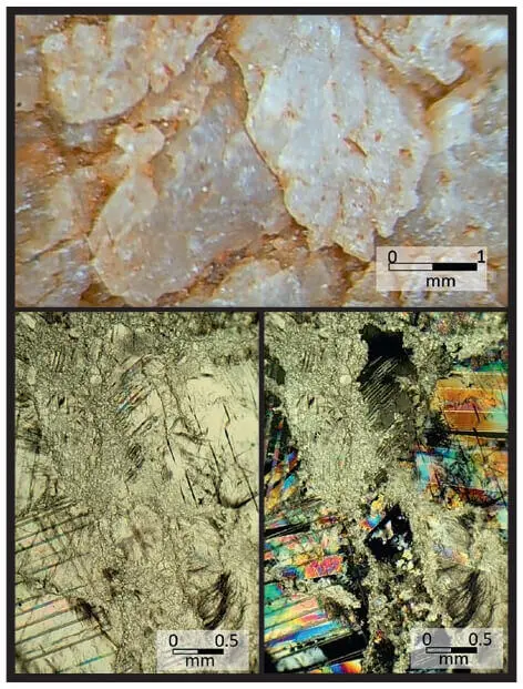 Figure 6 Montesclaros marble a Altered surface b Parallel Nicol - фото 212