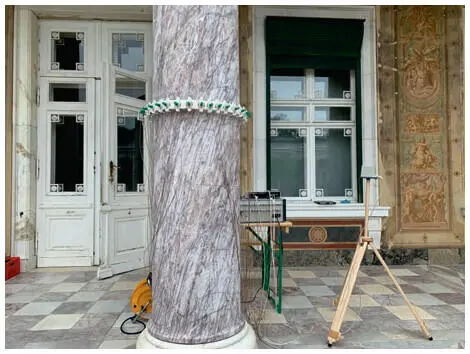 Figure 1 the new system on a column of the Marmorpalais in Potsdam The - фото 202