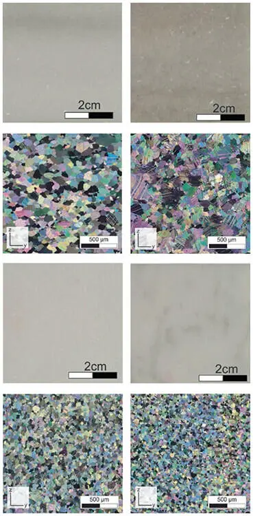 Figure 2Macroscopic and microscopic image of all analysed marble varieties - фото 151