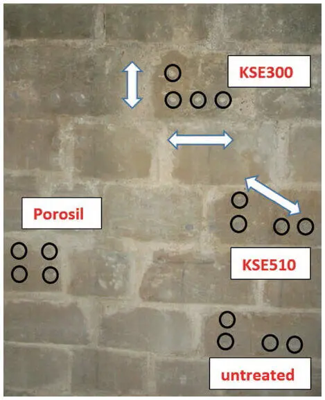 Figure 6 Drilled holes in the treated areas and the orientations of the - фото 199