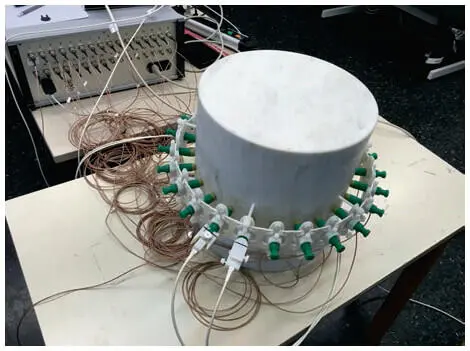Figure 2 holding system with sensors on a marble cylinder The electronics - фото 203