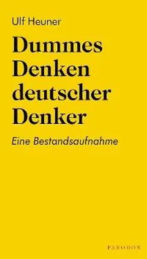 Ulf Heuner Dummes Denken deutscher Denker обложка книги