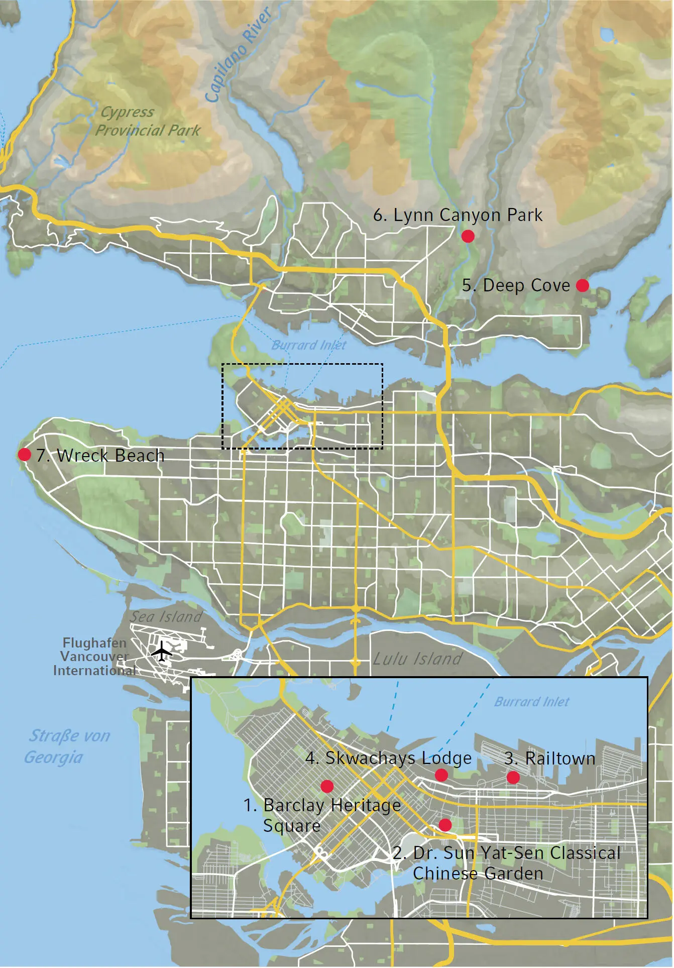 1 Barclay Heritage Square Das alte Vancouver zwischen Stanley Park und - фото 7