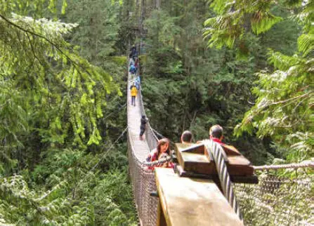 Die Lynn Canyon Bridge Tatsächlich gehört die Brücke die sich im Norden der - фото 24