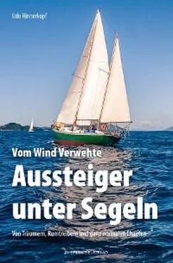 Udo Hinnerkopf Vom Wind Verwehte: Aussteiger unter Segeln обложка книги