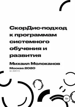 Михаил Молоканов СкорДис-подход к программам системного обучения и развития обложка книги